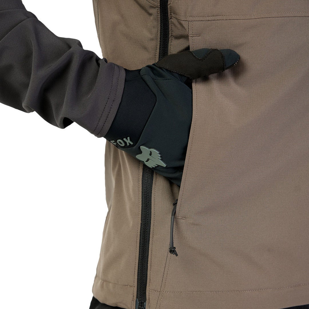 FOX Ranger Off-Road Wind Chaleco de motocross gris/marrón XXL Figura 5