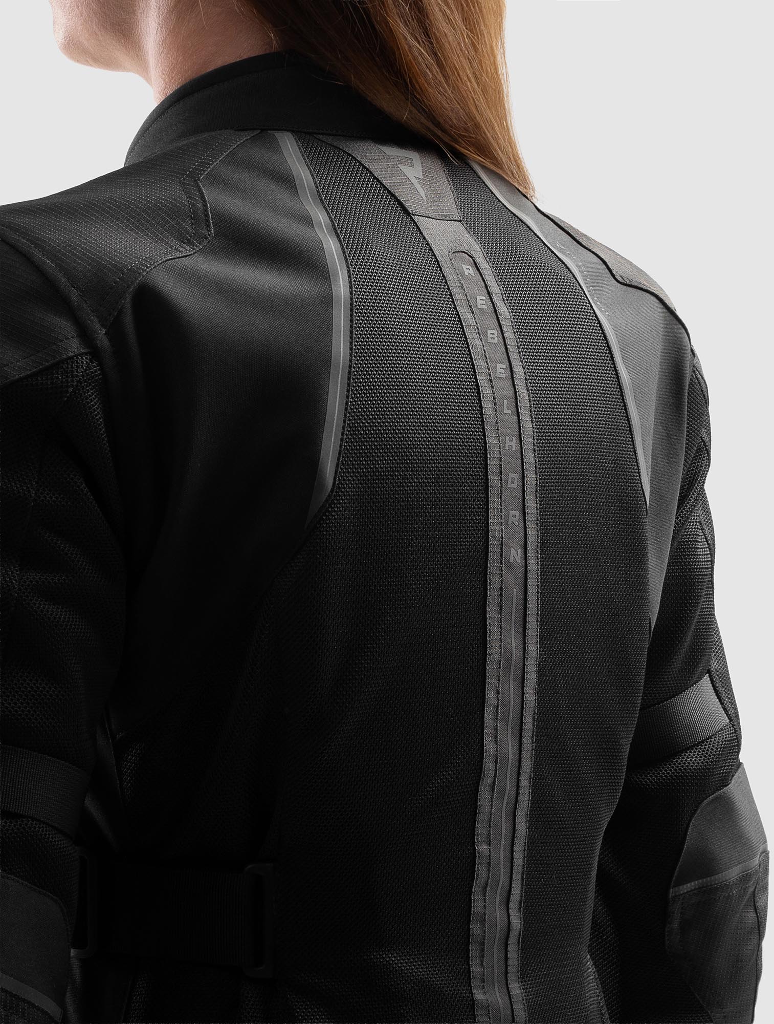 Side view of Rebelhorn Scandal 3 Ladies Motorcycle Textile Jacket