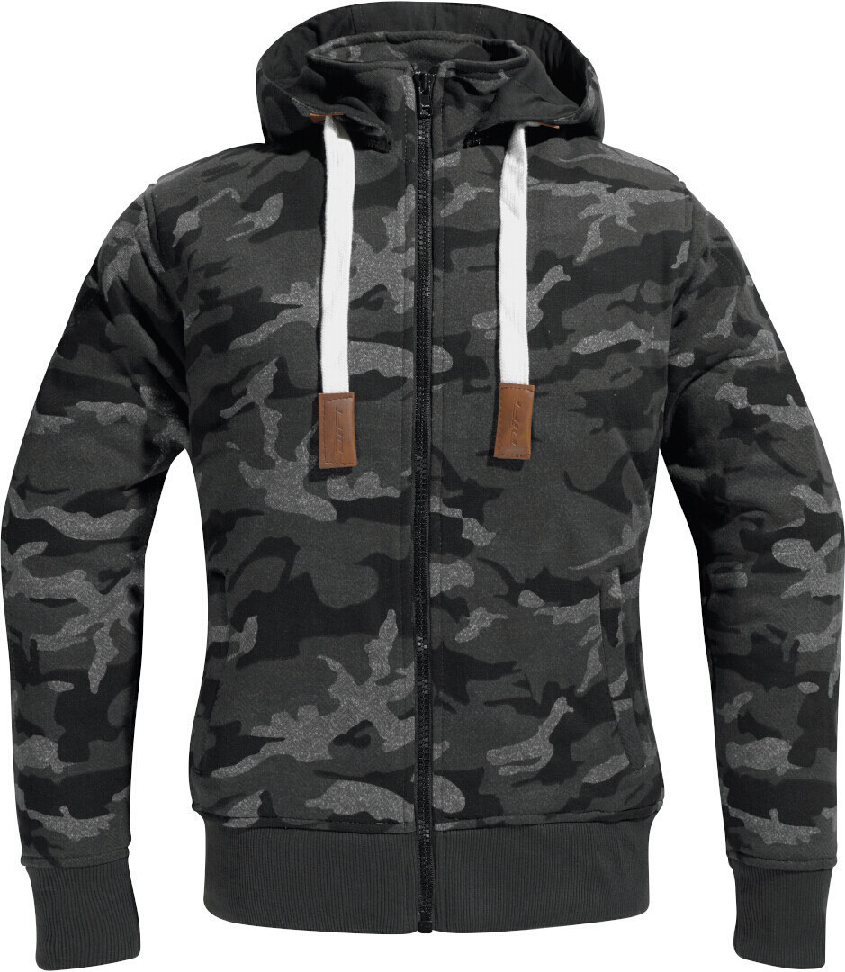DIFI Downtown Camo Hanorac cu fermoar pentru motociclete pentru doamne 42 Figura 1