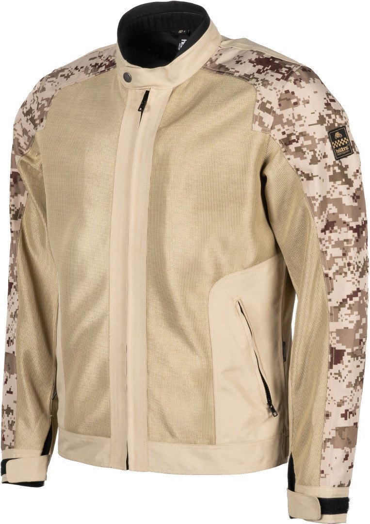Helstons Stoner Mesh Motorcycle Textile Jacket beige L Figure 7