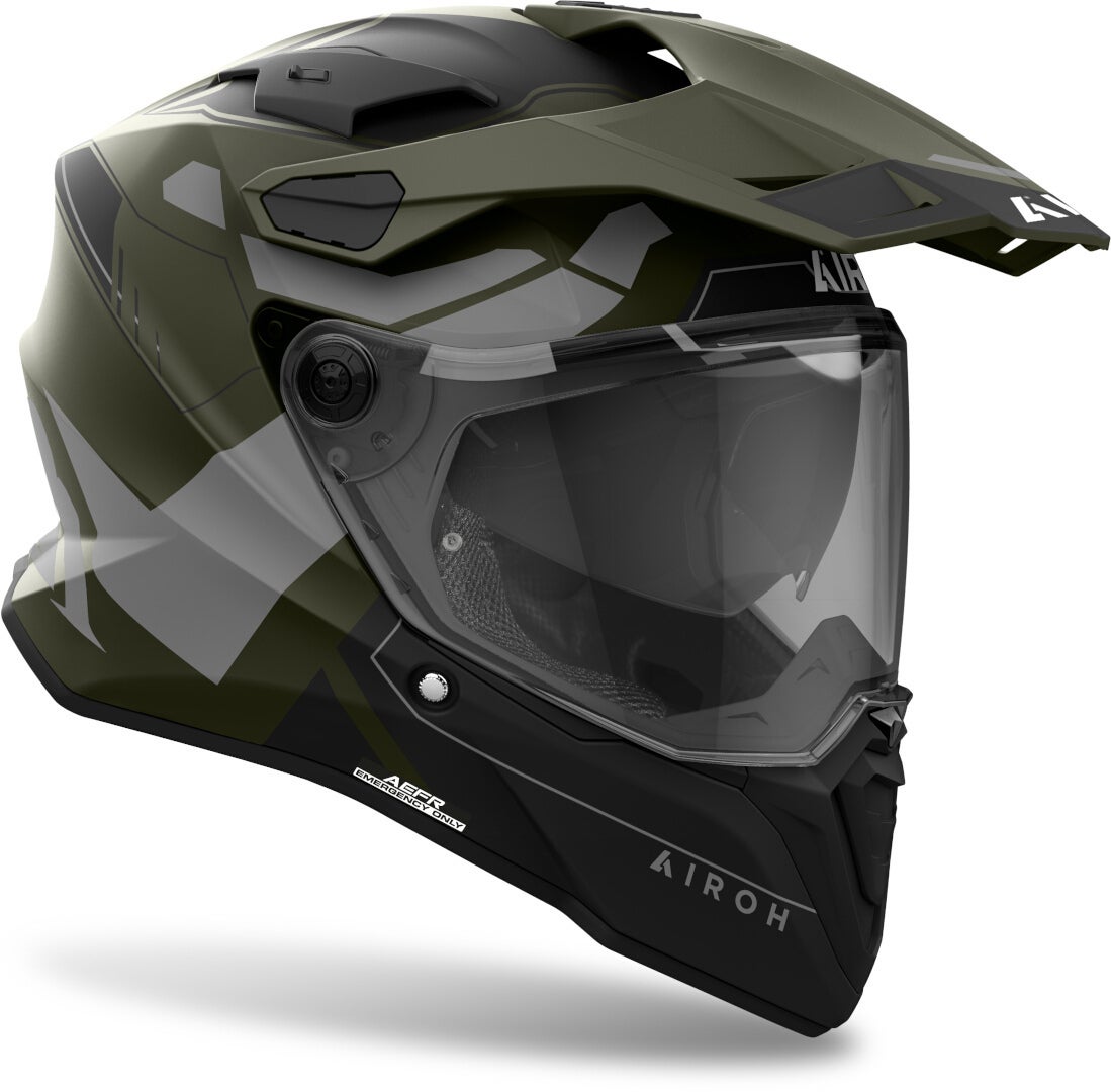 Airoh Commander 2 Reveal Motorcross Helm Olive mat XXL (63) Figuur 2