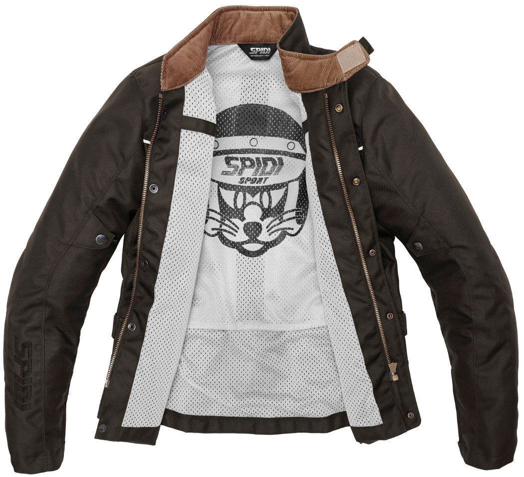 Spidi Originals Enduro Motorrad Textiljacke braun L Abbildung 4