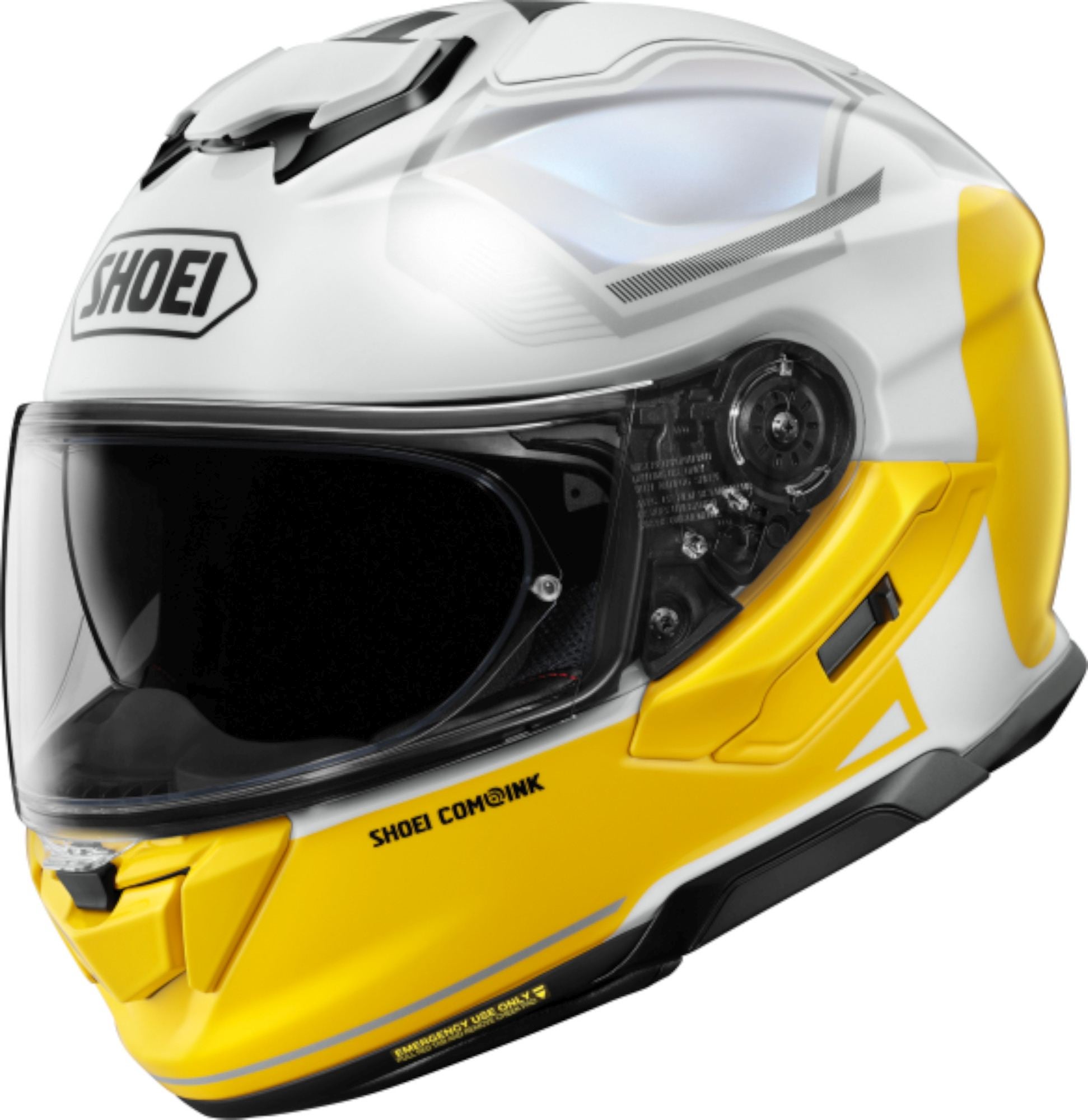 Shoei GT-Air 3 Mike Helm Wit/geel Verlies (59/60) Figuur 1