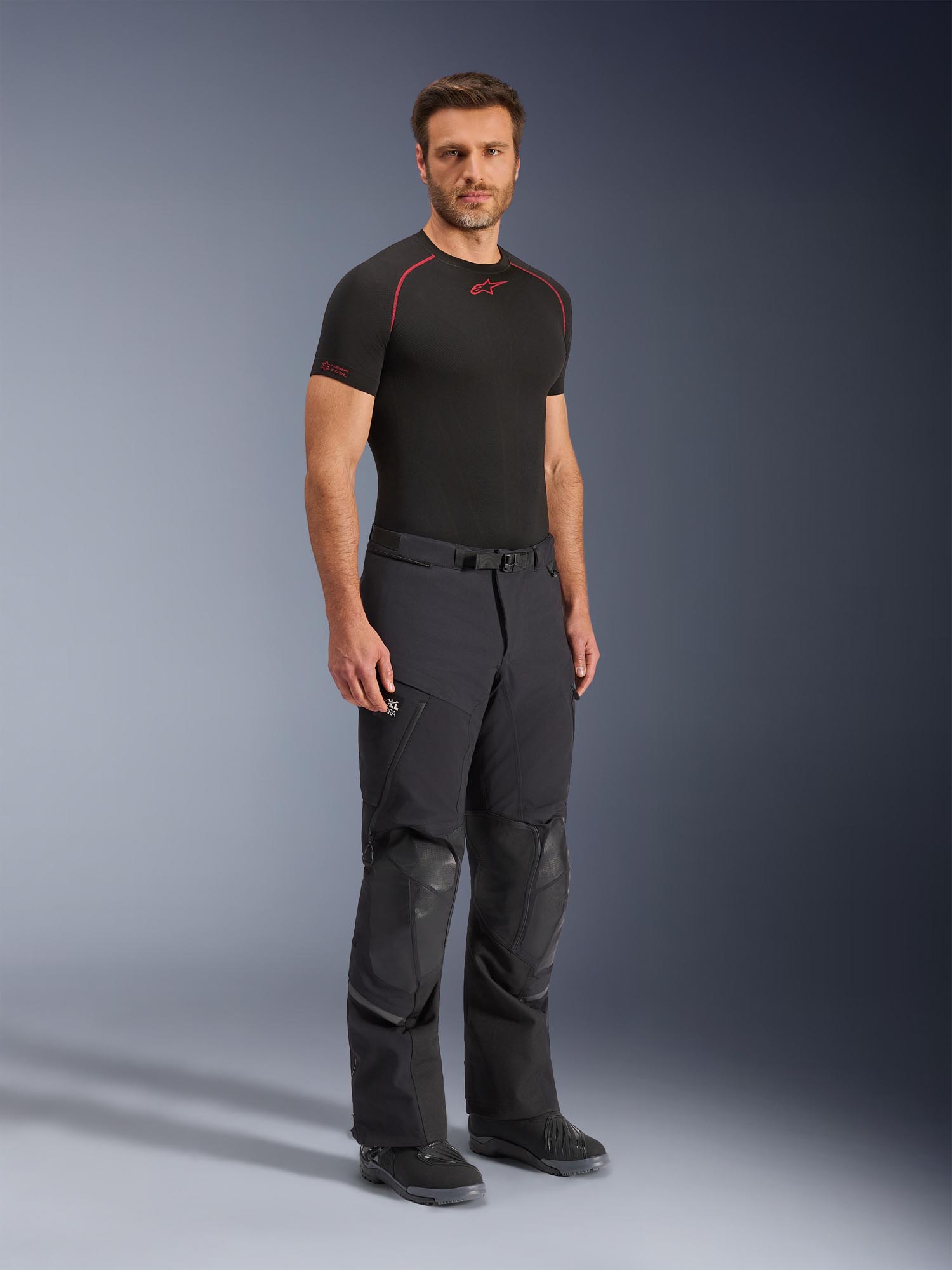 Alpinestars Andes Pro Drystar XF waterproof Motorcycle Textile Pants black/dark grey L Figure 4