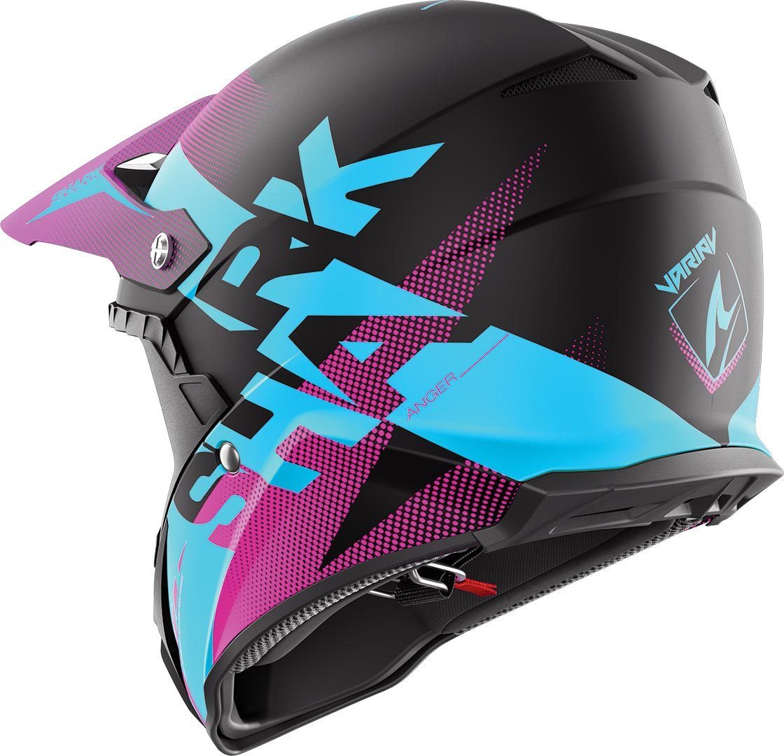 Shark Varial Anger Cască de motocross Albastru/Roșu/Alb M (57/58) Figura 7