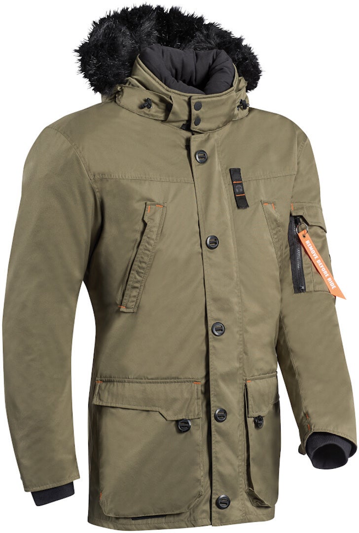 Ixon Ontario Motorcycle Textile Jacket Military Green L Figure 1