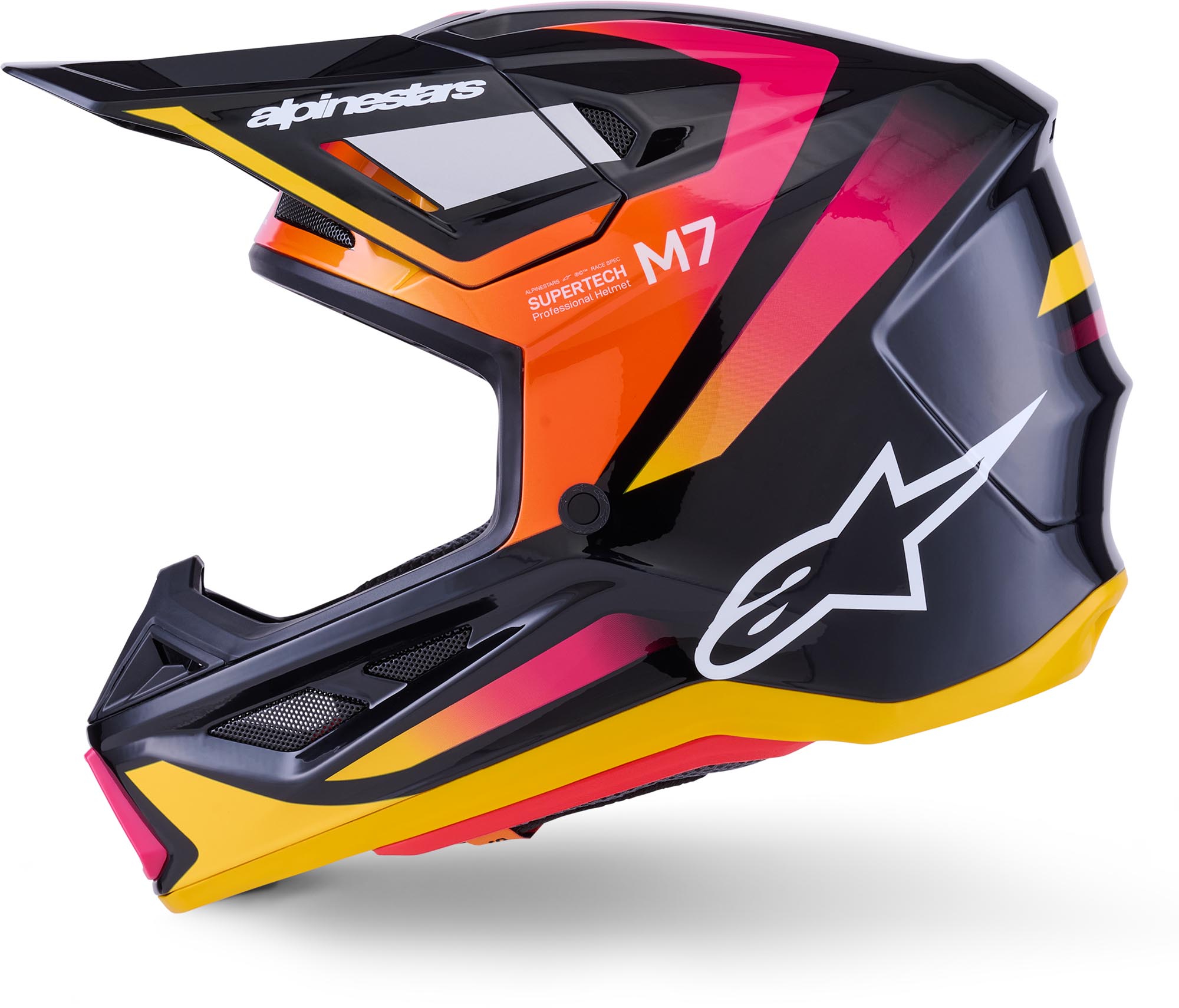 Alpinestars S-M7 Rise Cască de motocross Negru/roz L (59/60) Figura 6