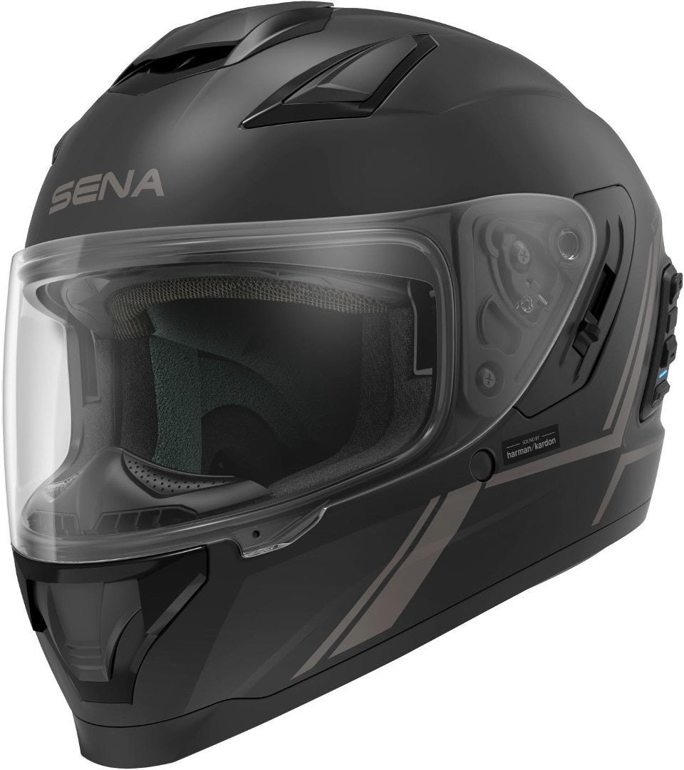 Sena Stryker Sound by Harman Kardon Capacete Black Matt M (57/58) Figura 1