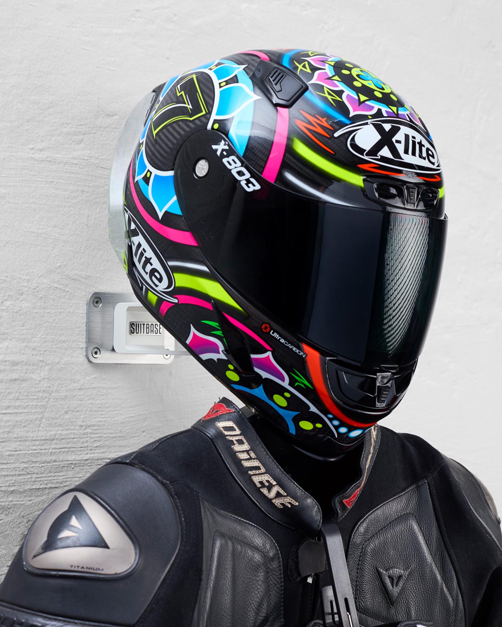 SUITBASE PRO V4 Garderobă pentru motociclete Alb mat Figura 3