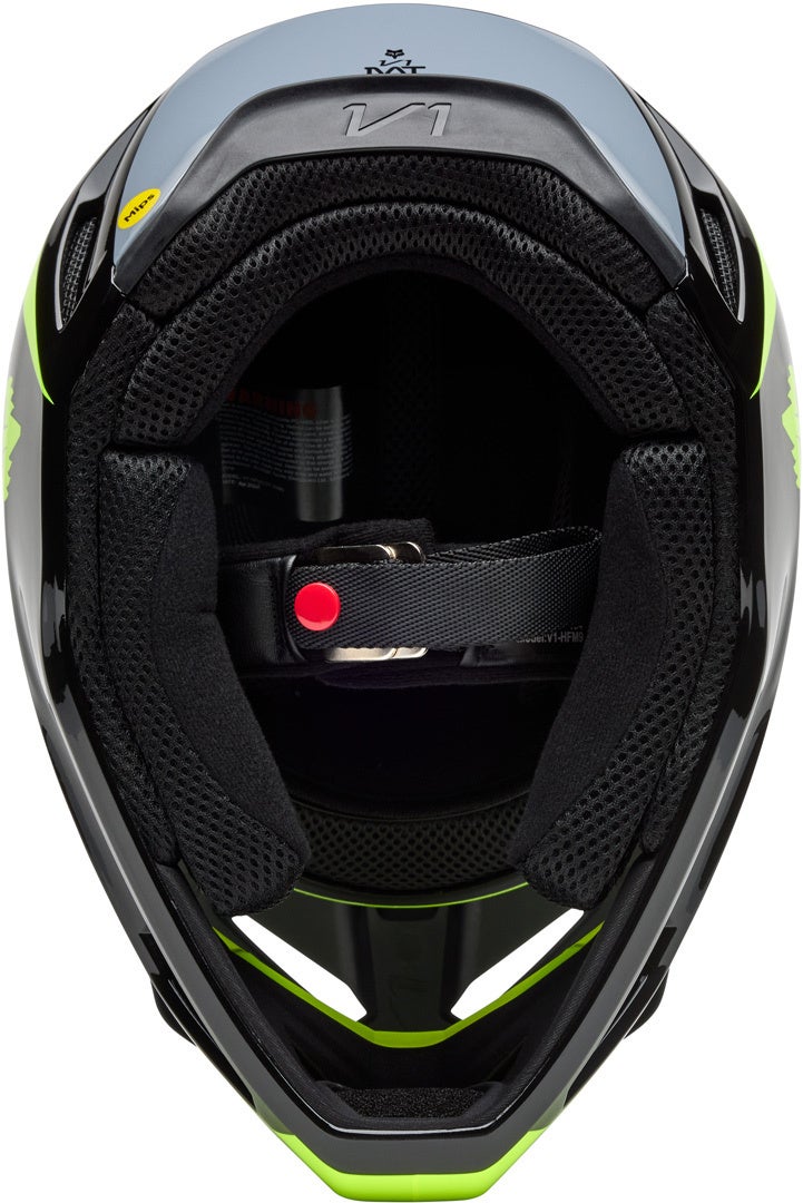 FOX V1 Flow MIPS Motorcross helm Zwart/Geel Verlies (59/60) Figuur 2