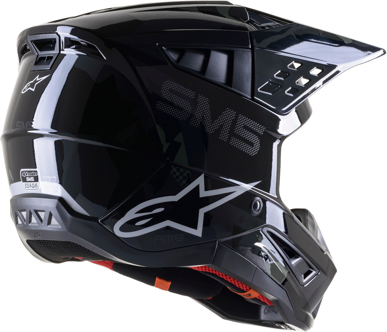 Alpinestars S-M5 Rover Cască de motocross Negru/gri XXL (63/64) Figura 2