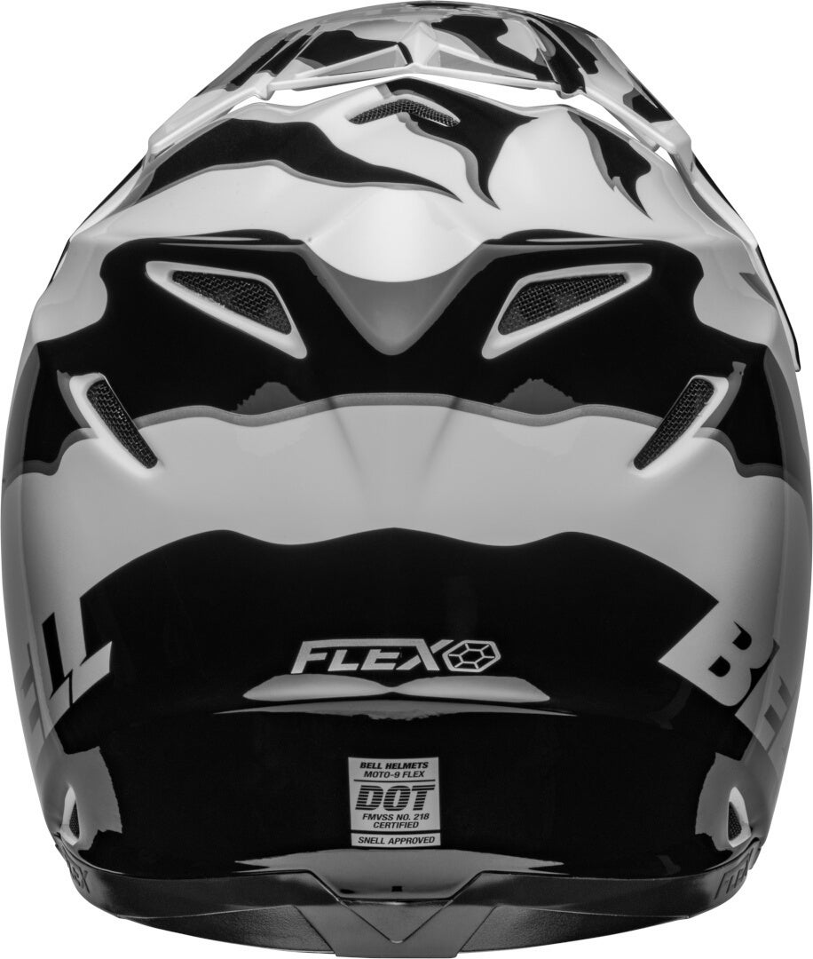Bell Moto-9S Flex Claw Casco Motocross Bianco/nero M Figura 6
