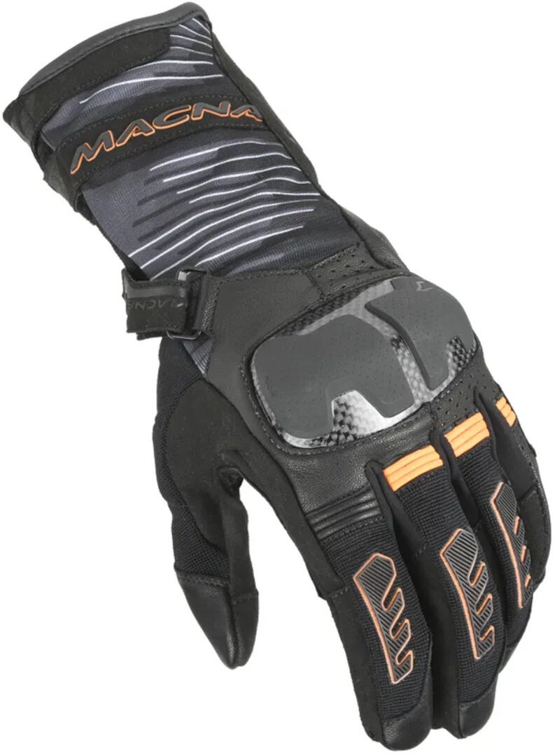 Macna Tempo 2.0 Motorcykel handsker sort/orange M Figur 1