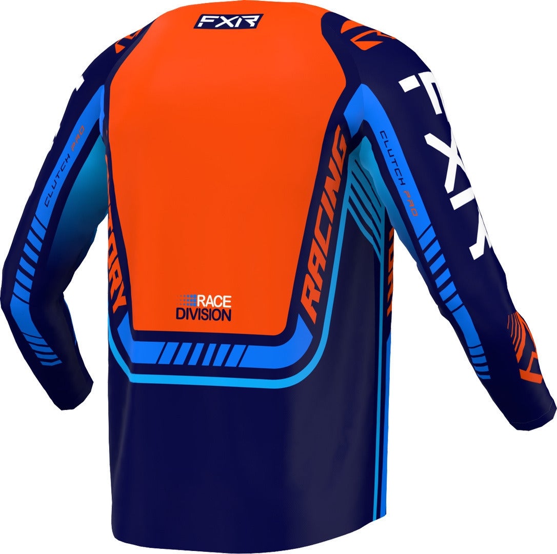 FXR Clutch Pro 2023 Motocross trøje orange/blå 3XL Figur 2