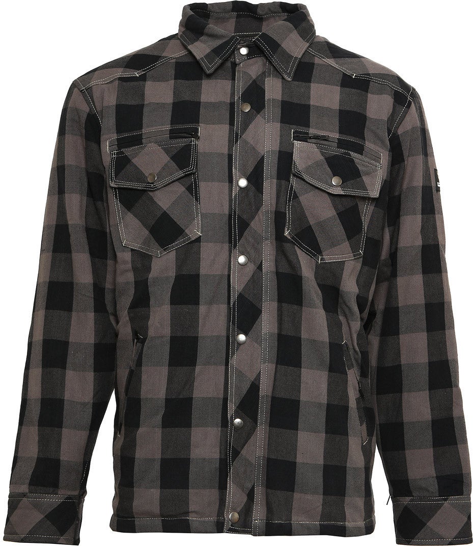 Bores Lumberjack Premium Camicia da moto grigio/nero L Figura 2