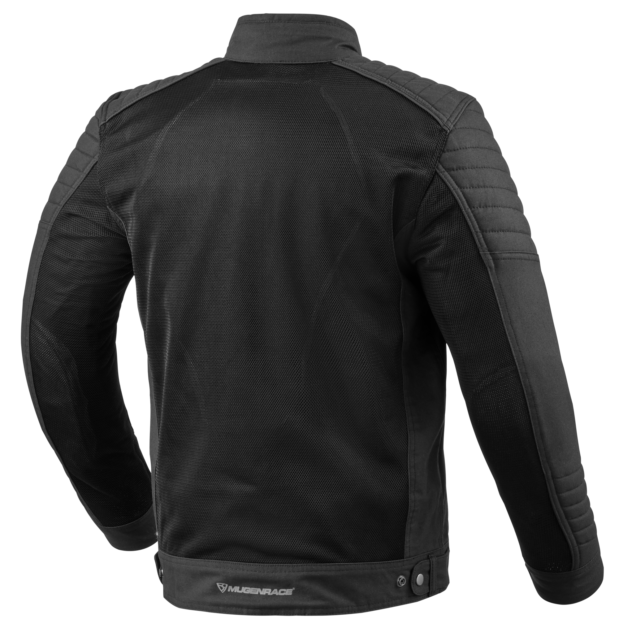 Side view of MUGENRACE Canvas Motorcycle Textile Jacket