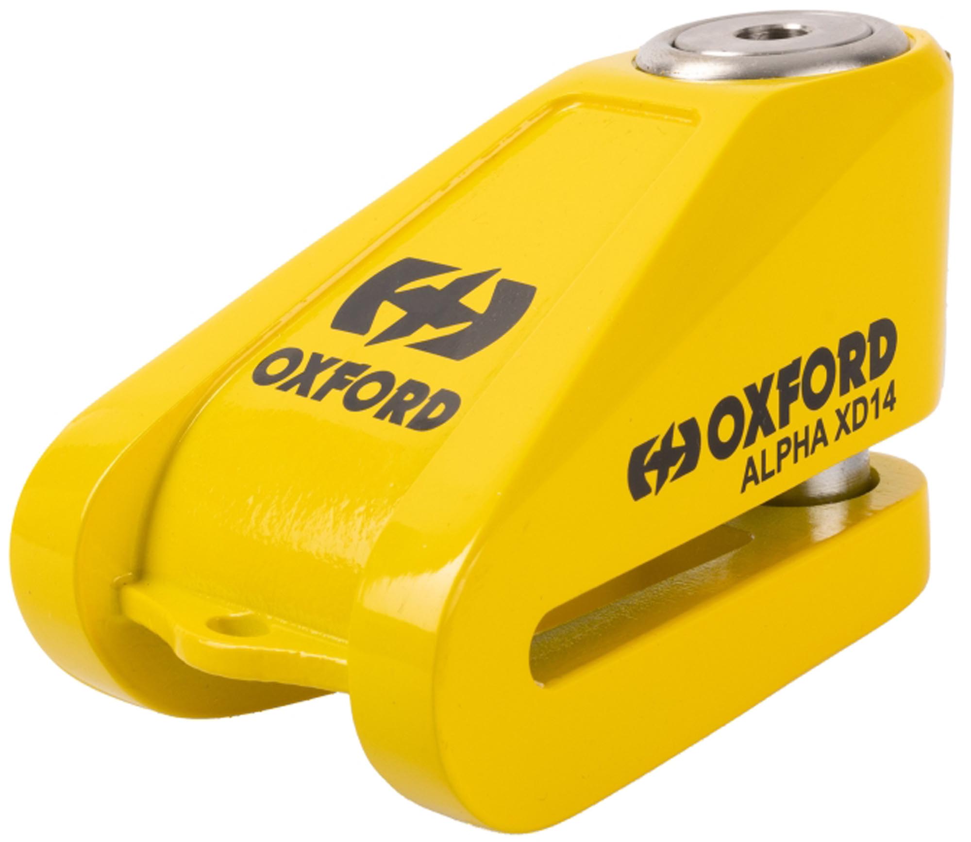 Oxford Alpha XD14 Stainless Blocco disco (14mm Pin) giallo Figura 1