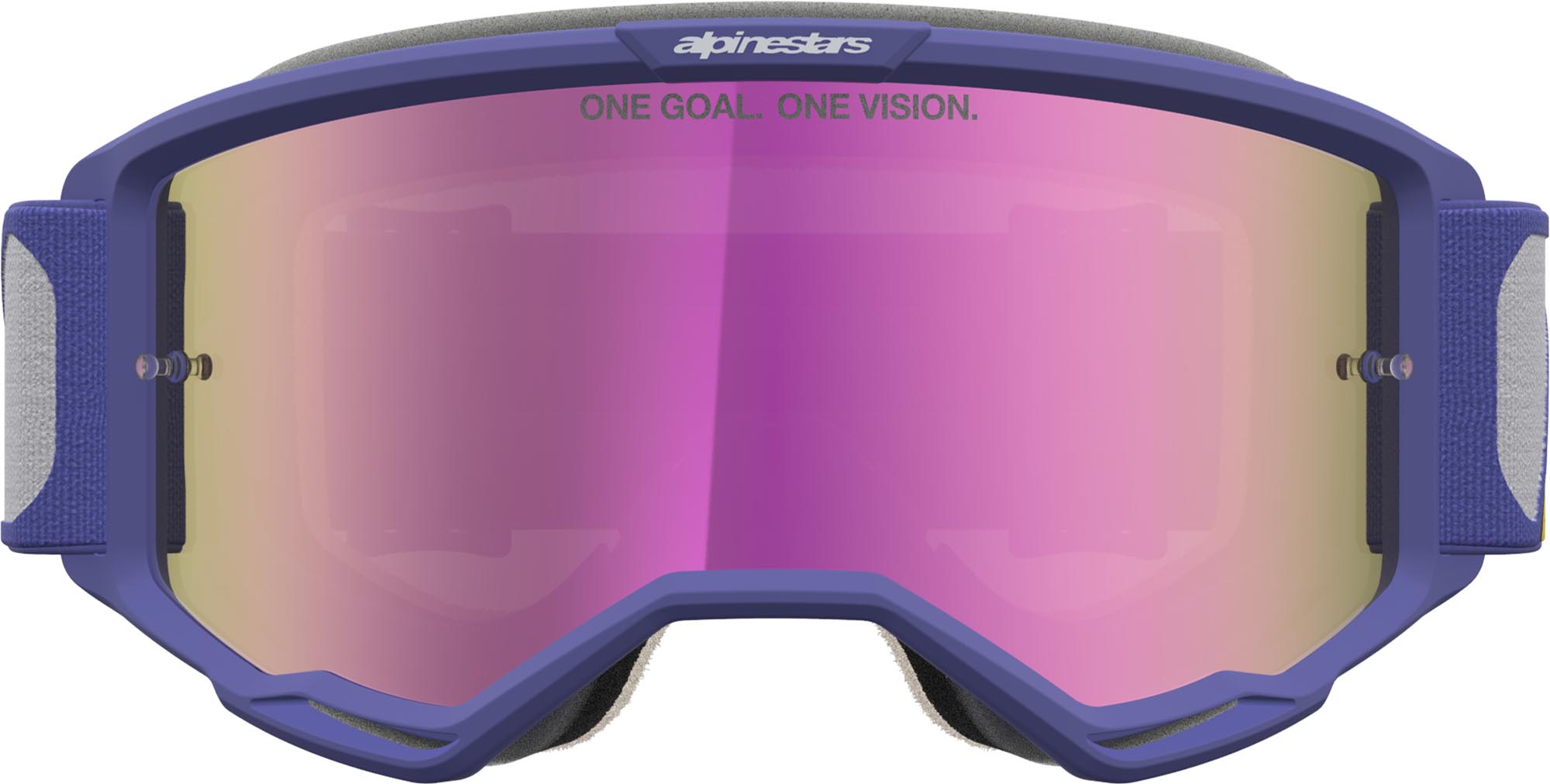 Alpinestars Vision 5 Drag Mirror Motocross Goggles purple/red Figure 4