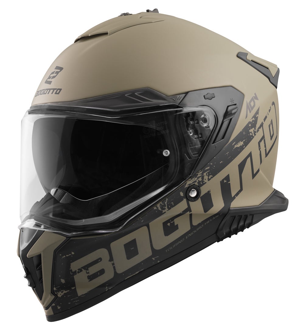 Bogotto FG-601 Duo Glasvezel Enduro Helm Brown Matt L Figuur 3