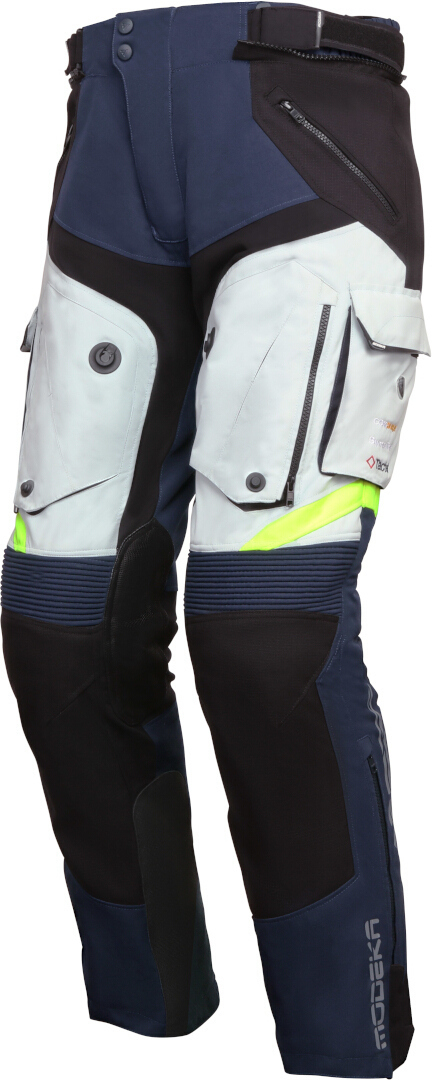 Modeka Panamericana 2 Motorrad Textilhose blau/grau L Abbildung 1