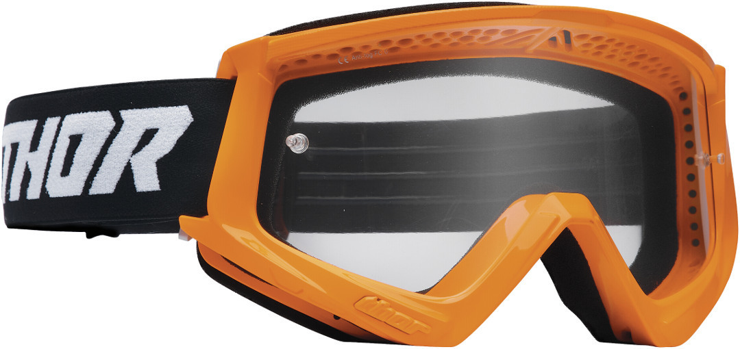 Thor Combat Racer Ochelari de motocross pentru tineret Portocaliu/Negru Figura 1