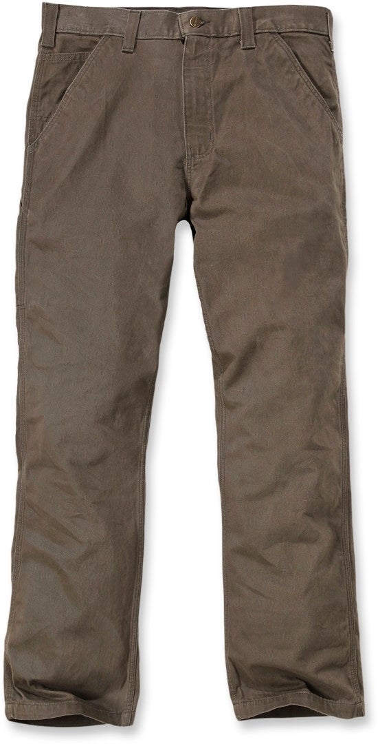 Carhartt Relaxed Fit Twill Utility Work Pants dark brown 34 L32 Figure 1