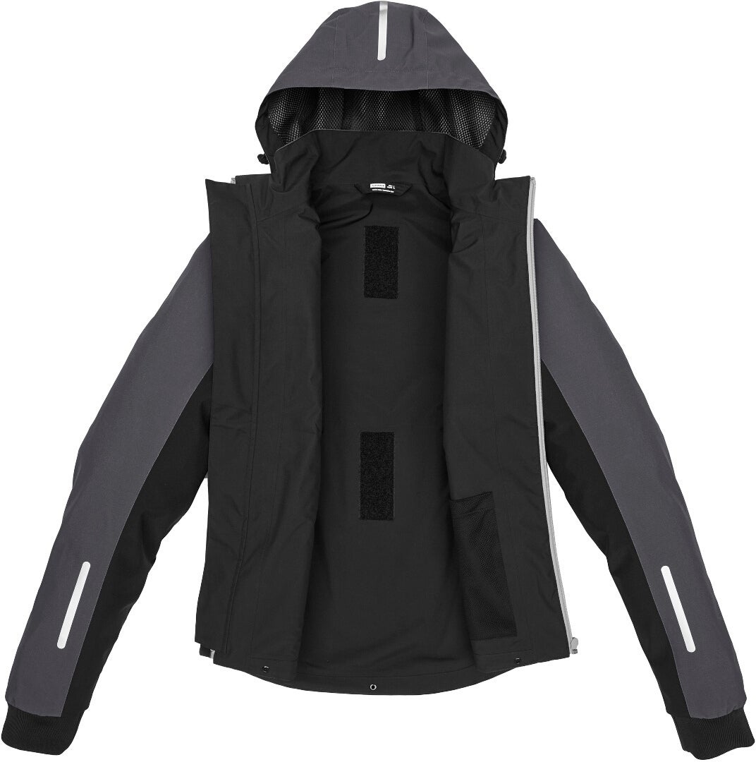 Spidi H2Out II Sweat à capuche de moto imperméable noir/rouge XL Figure 3