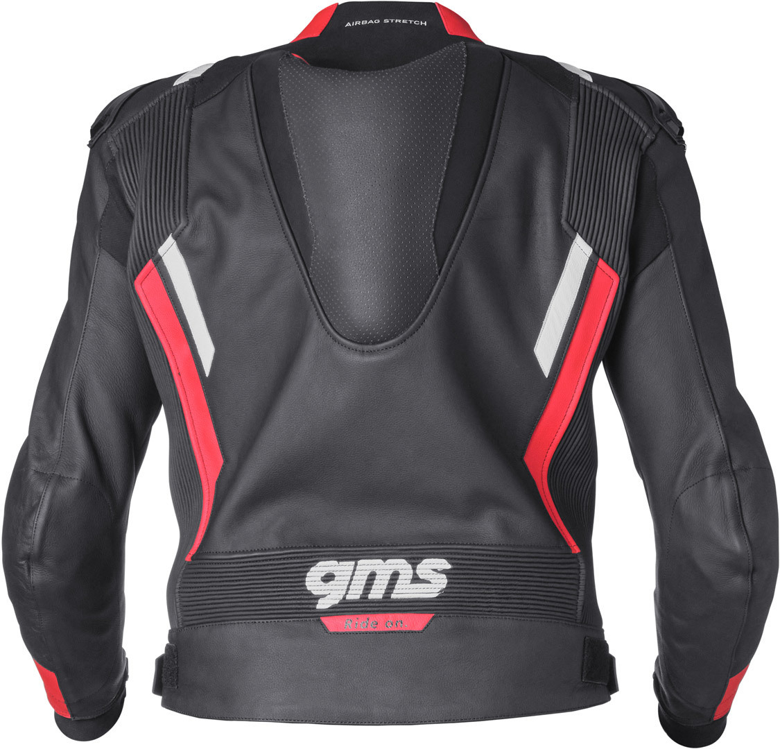 GMS GR-1 Costum de piele de motocicletă în două piese Negru/Alb/Roșu 50 Figura 5
