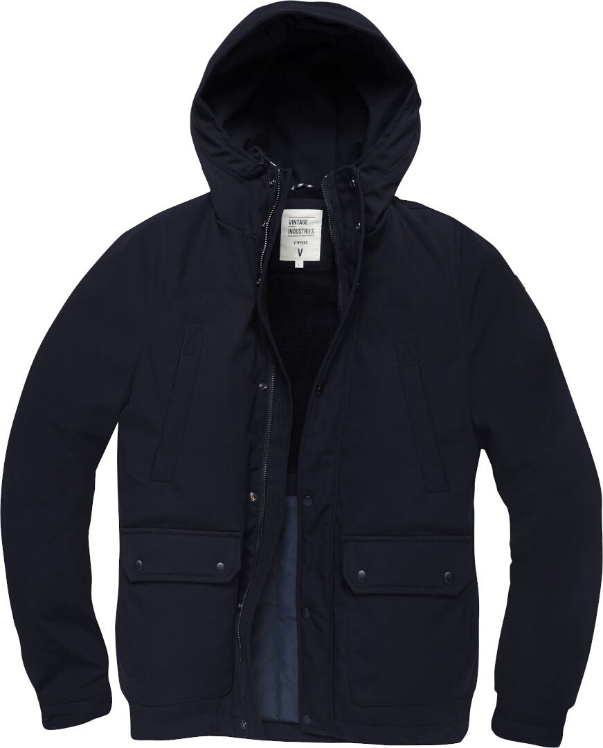 Vintage Industries Ledger Parka blu scuro XL Figura 1
