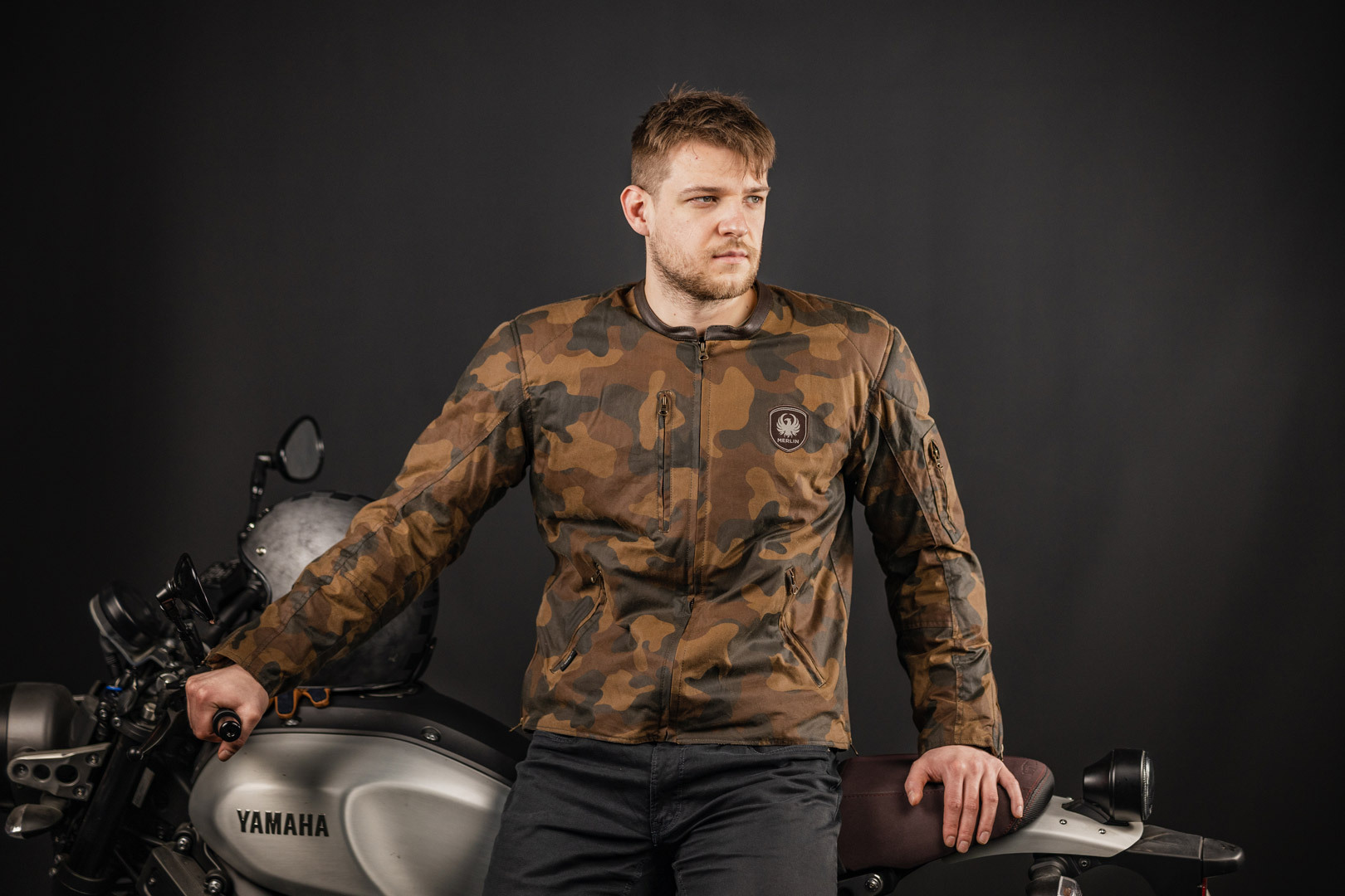 Merlin Covert Camo Veste de ciré Marron M Figure 6