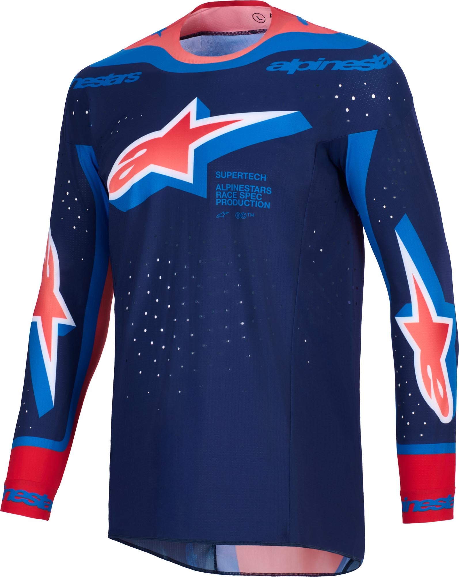 Alpinestars Supertech Vista Motorcross trui Donkerblauw M Figuur 1