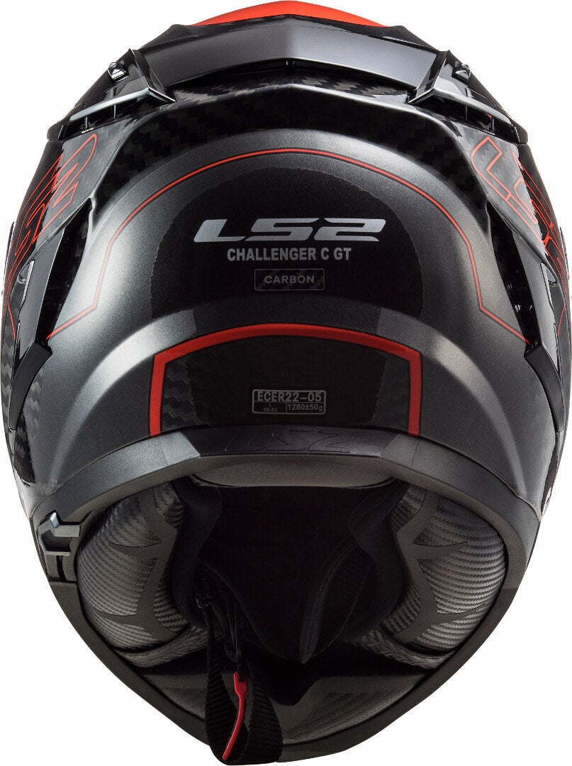 LS2 FF327 Challenger Fold Carbon Casque Rouge XXXL (65/66) Figure 3