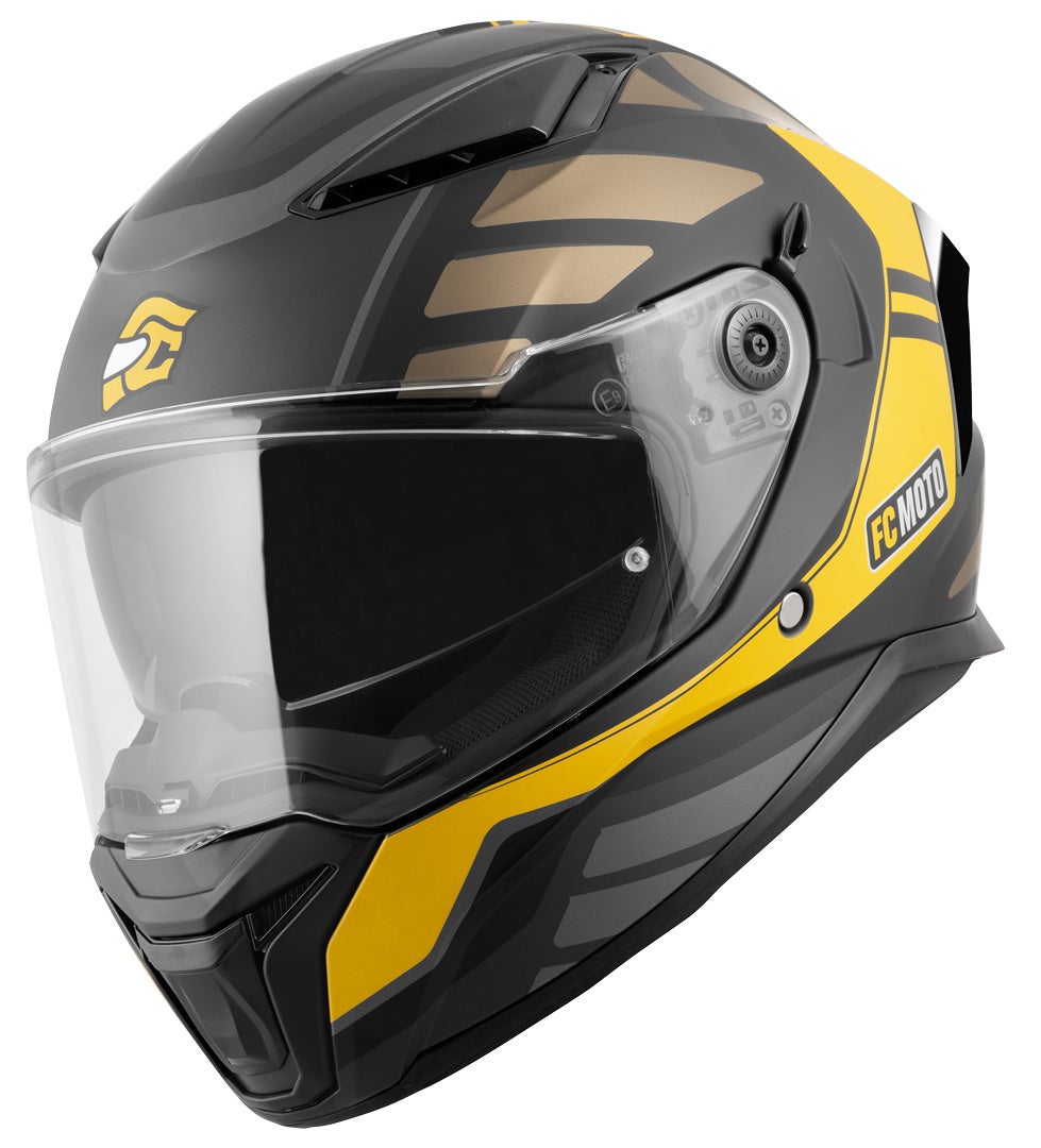 FC-Moto FF130SV Cavion Casco nero opaco/oro 2XL Figura 2