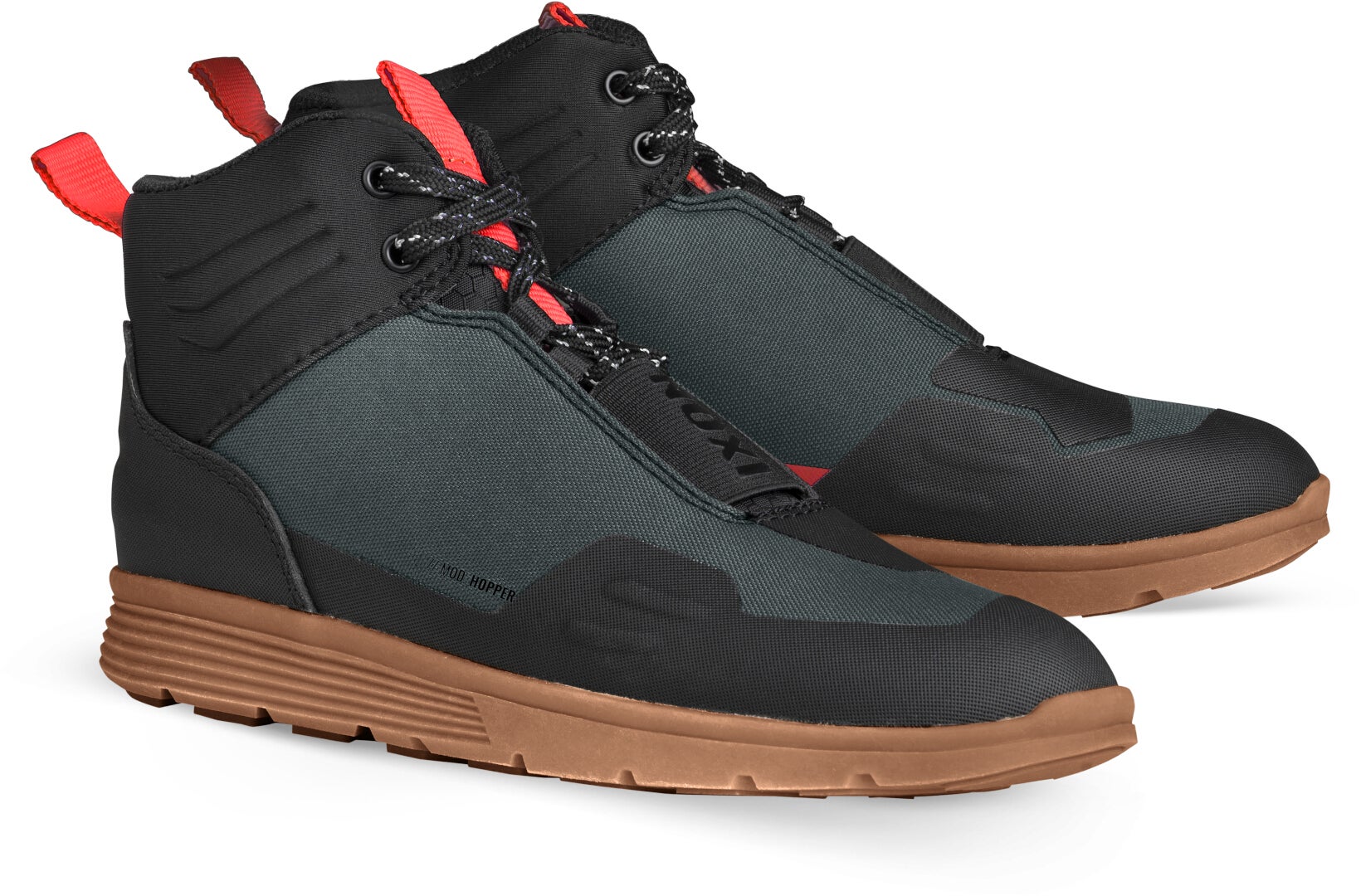 Ixon Hopper Scarpe da moto nero/verde/rosso 47 Figura 1