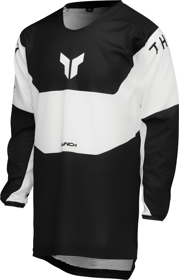 Thor Launchmode Storm Jeugd Motorcross Jersey zwart/wit M Figuur 1