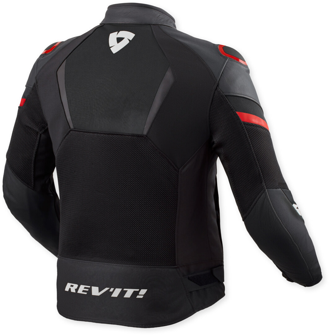 Revit Mantis 3 H2O vattentät motorcykel textil jacka svart/röd 3XL Figur 2