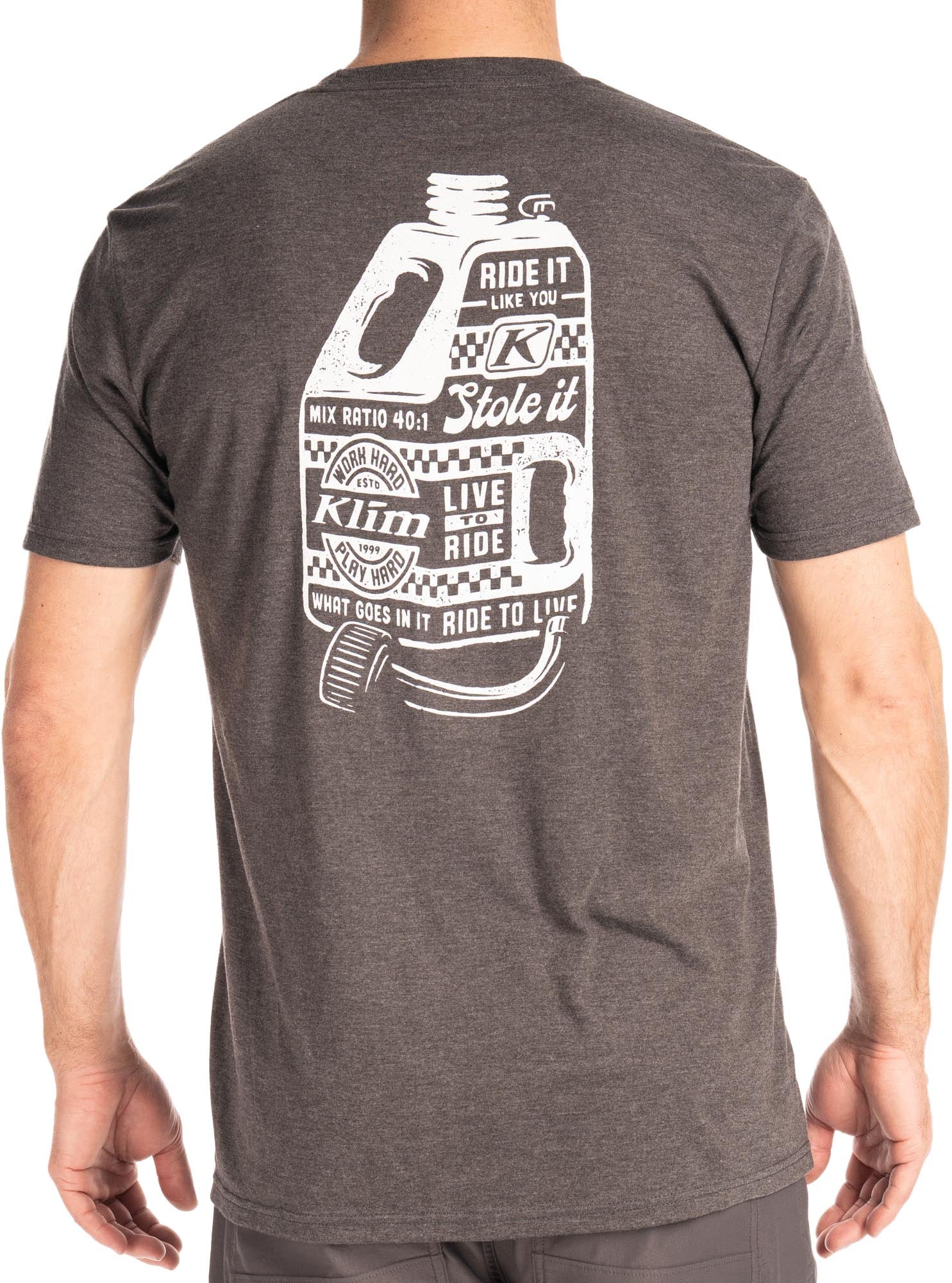 Klim Live to Ride Tri-Blend T-shirt brązowy 2XL Rysunek 2