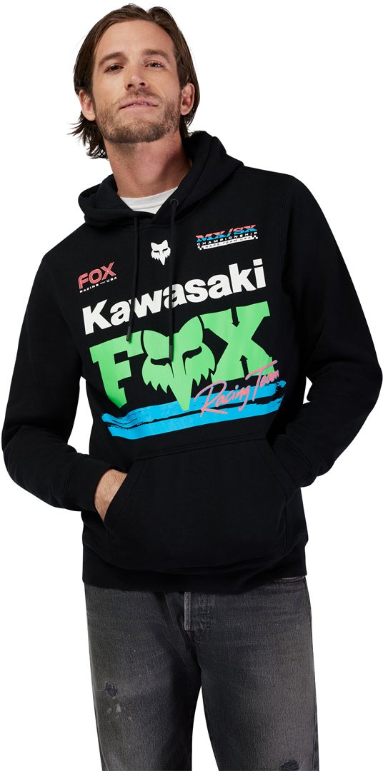 FOX Kawasaki Capuche noir XXL Figure 3