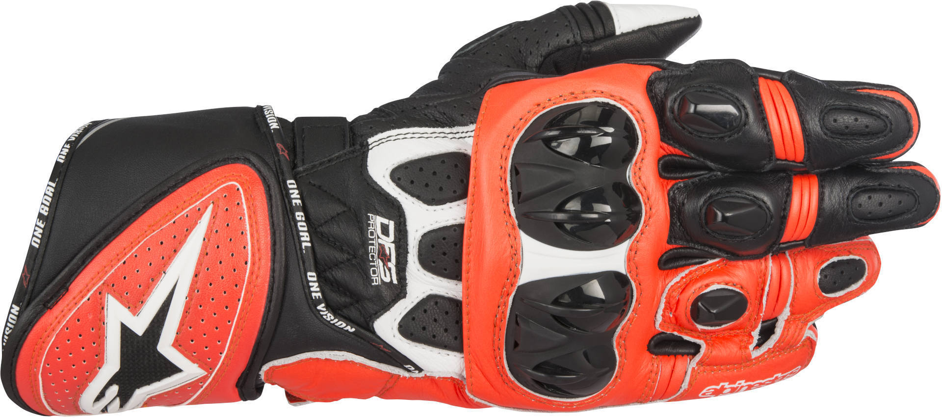 Alpinestars GP Plus R Motorrad Handschuhe schwarz/rot/weiß L Abbildung 1