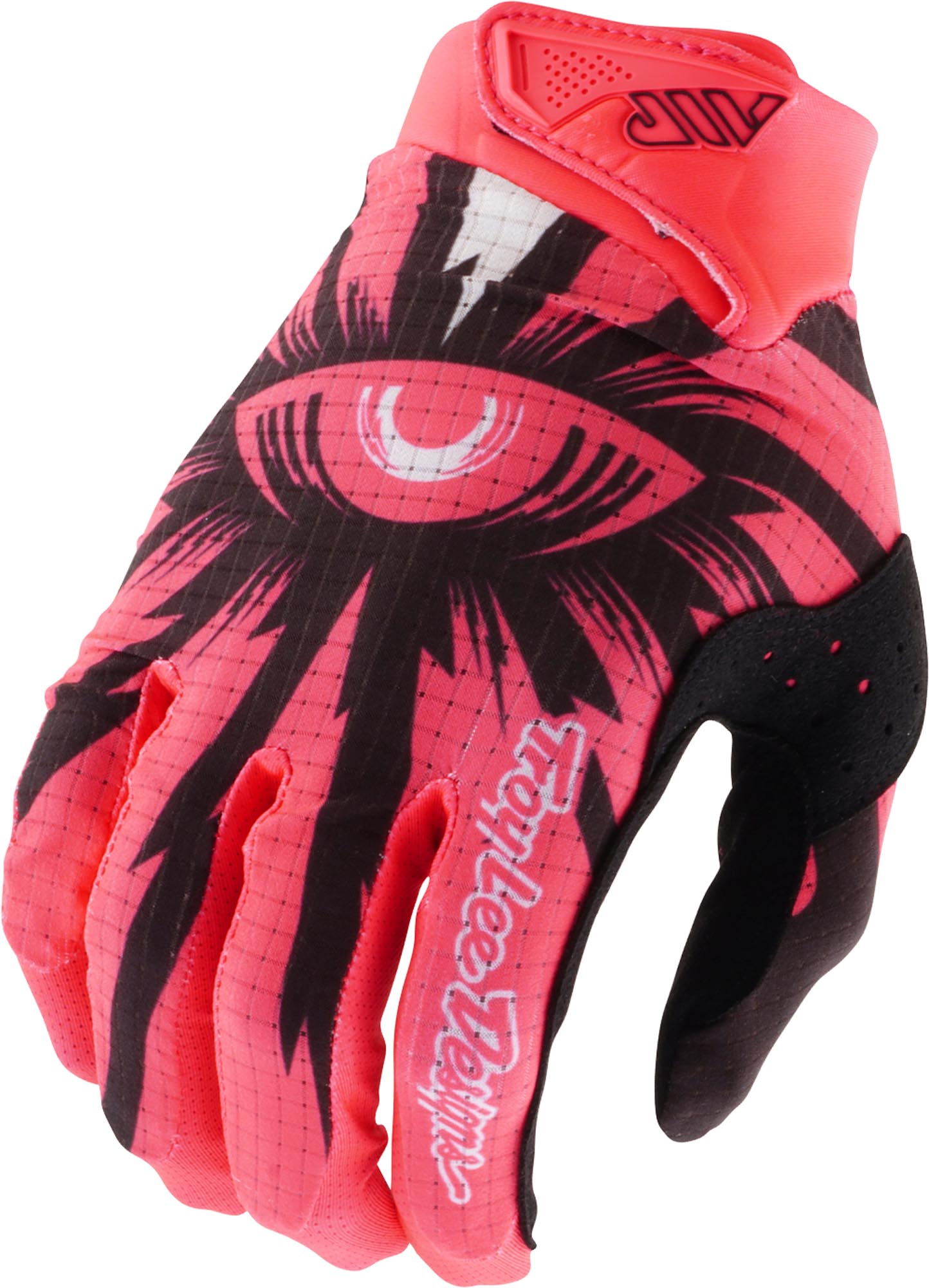 Troy Lee Designs Air Cyclops Neon Motocrosshandsker neonrød M Figur 1