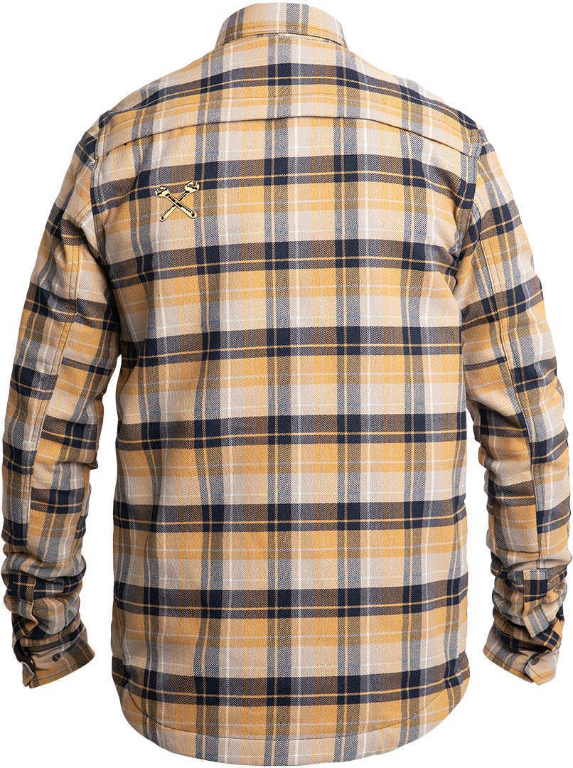 John Doe Motoshirt Hemd creme M Abbildung 3