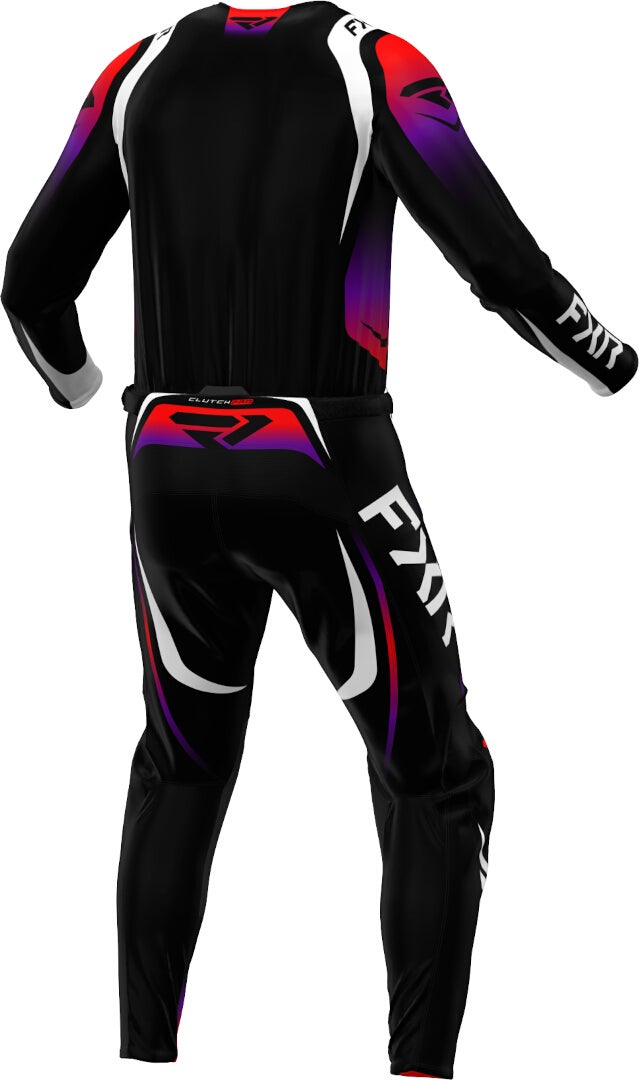 FXR Clutch Pro 2025 Motocross Pants black/purple/red/white 32 Figure 2