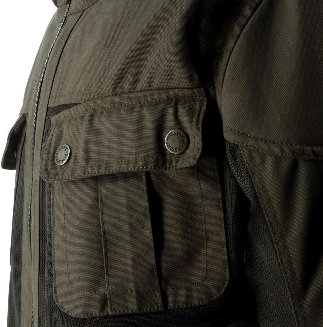 Helstons Forward Air waterprrof Motorcycle Textile Jacket Khaki 4XL Figure 3