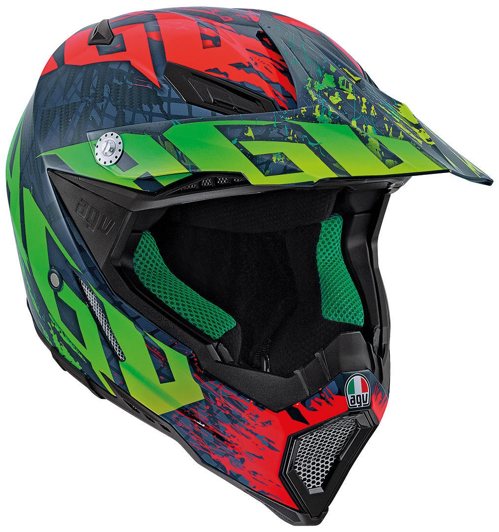 AGV AX-8 Carbon Nohander Casco di motocross S (55/56) Figura 1