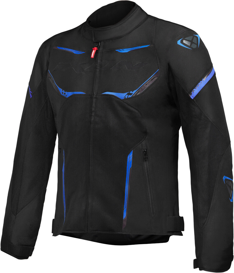 Ixon Striker Air Motorcycle Textile Jacket black/blue XL Figure 1
