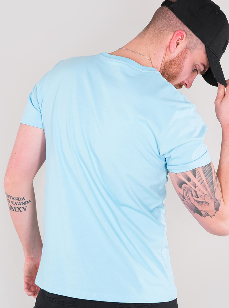 Alpha Industries Basic T-Shirt light blue 3XL Figure 2