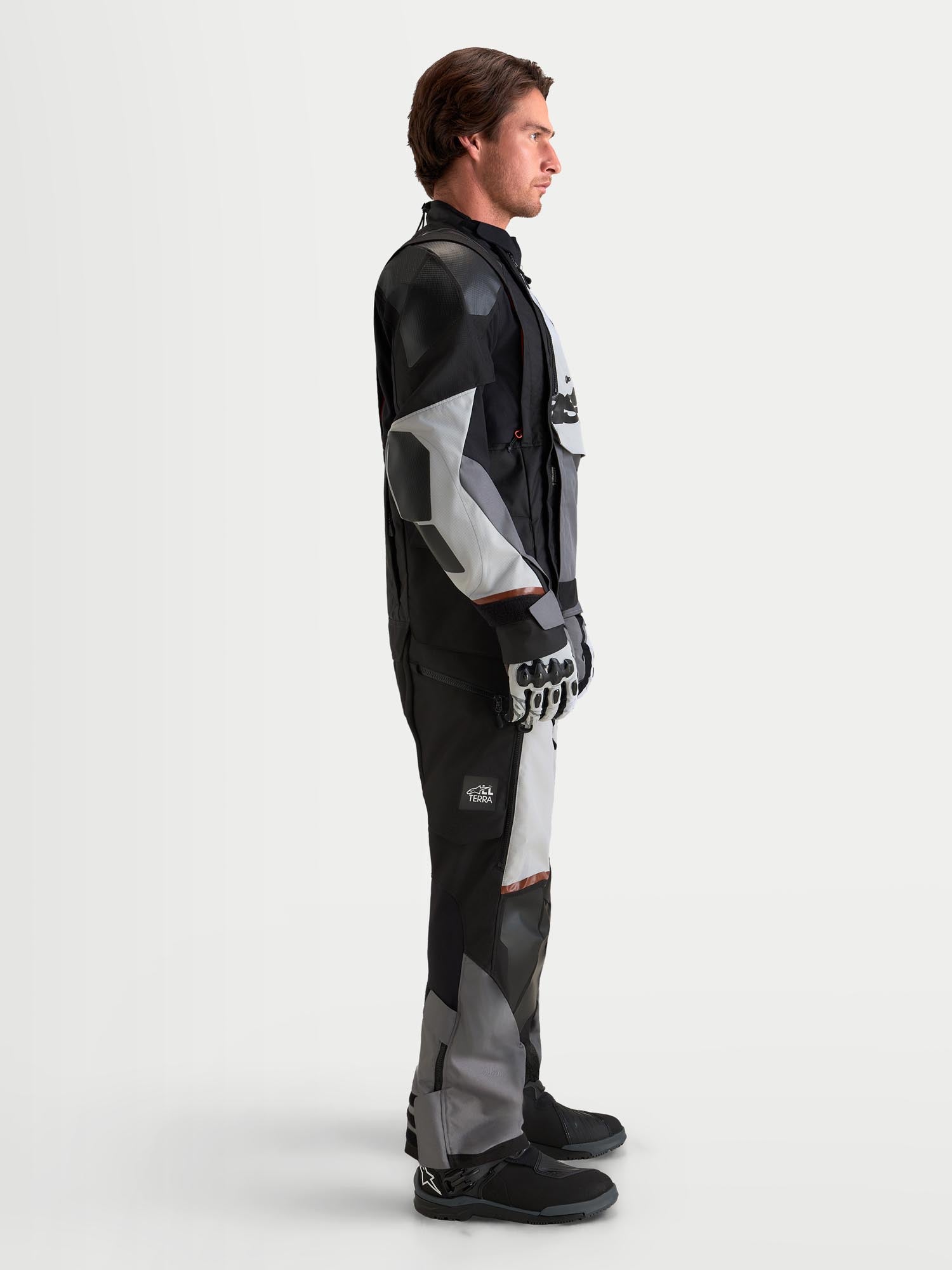 Alpinestars Harok V2 Drystar waterproof Motorcycle Textile Jacket grey/black M Figure 12