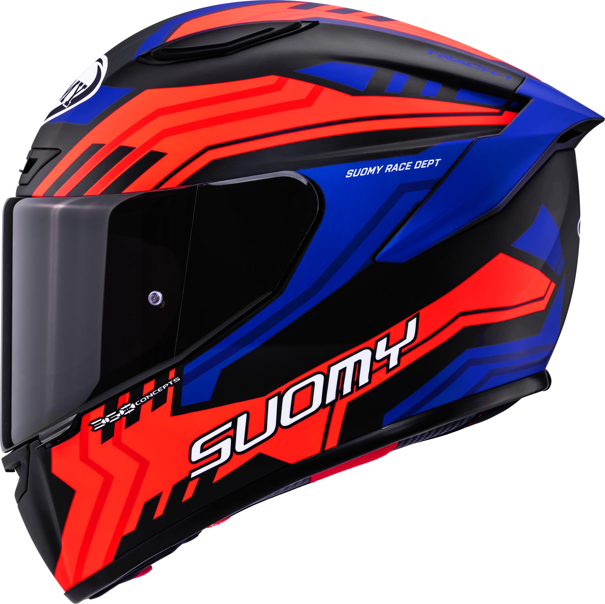 Suomy Track-1 Framework Helm schwarz/rot/blau XXL (63) Abbildung 2