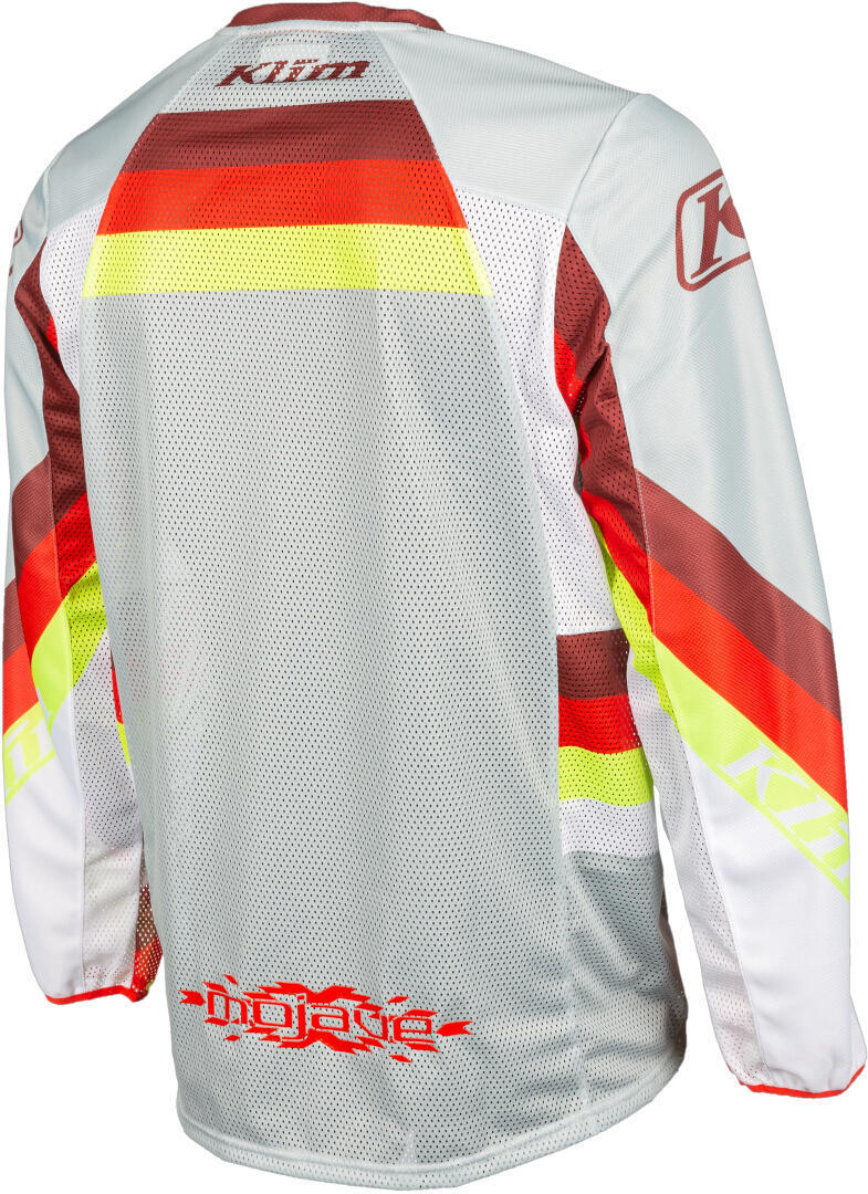 Klim Mojave 2023 Motocross Jersey hellgrau/rot 3XL Abbildung 2