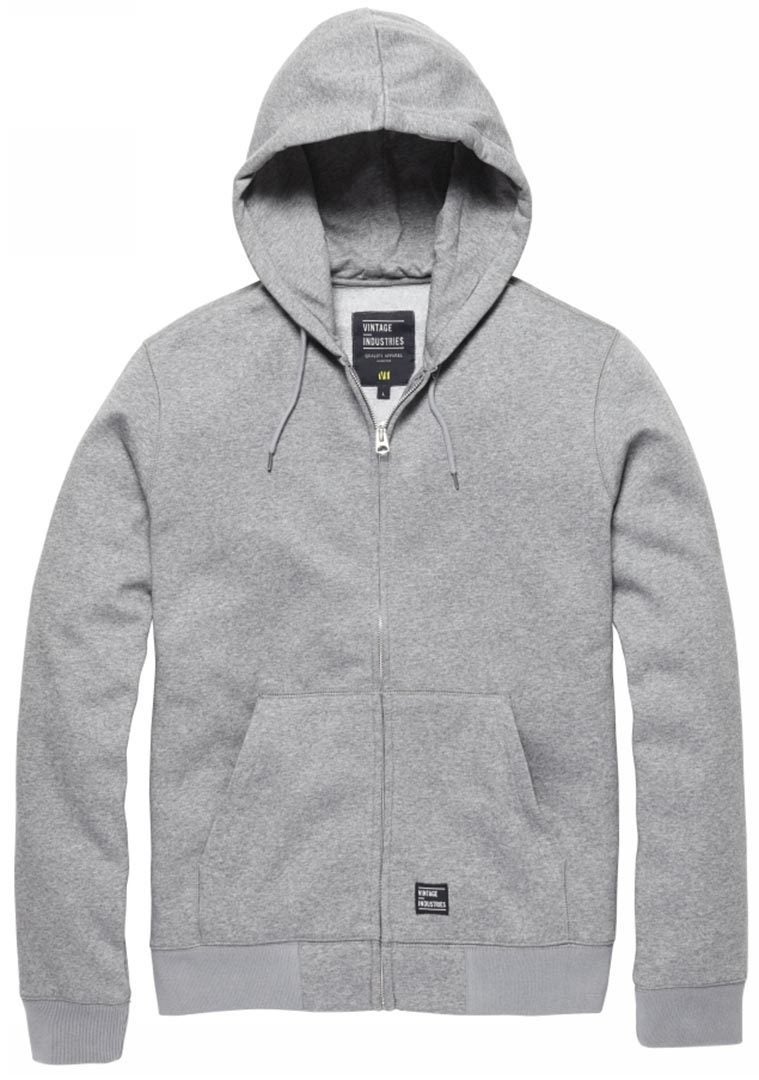 Vintage Industries Redstone Zip Pulcsis szürke S 1. ábra